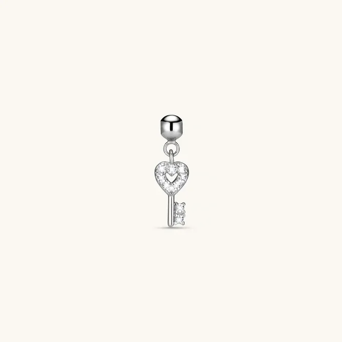 Eternal Key Charm Silver