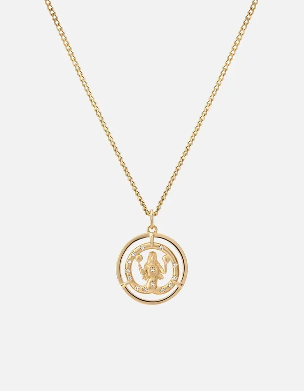 Eternita Necklace, Gold Vermeil/Sapphire
