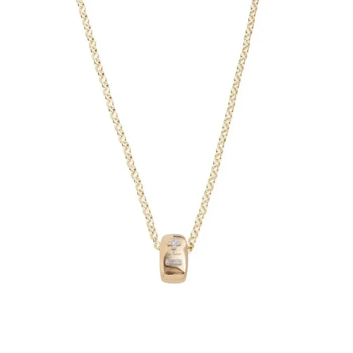 Ever Growing Love – Vivacity : Oversized Oval Heart Slide : Medium Belcher Chain Necklace