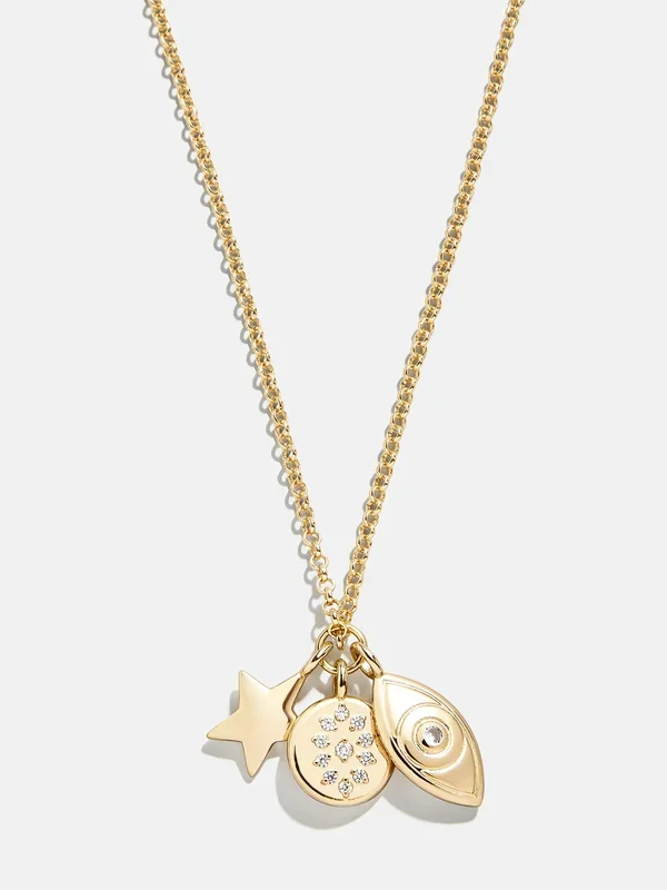Evil Eye Cluster Charm Necklace – Evil Eye