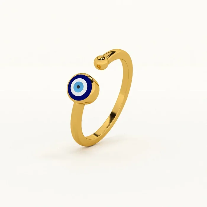 Evil Eye Oracle 925 Silver Ring