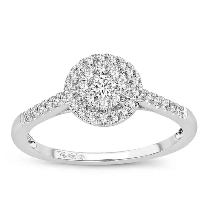 Exquisite 14K 0.33CT Diamond ring