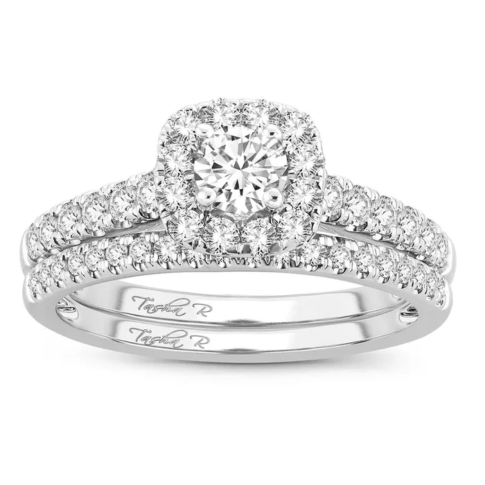 Exquisite 14K 1.00CT Diamond BRIDAL RING
