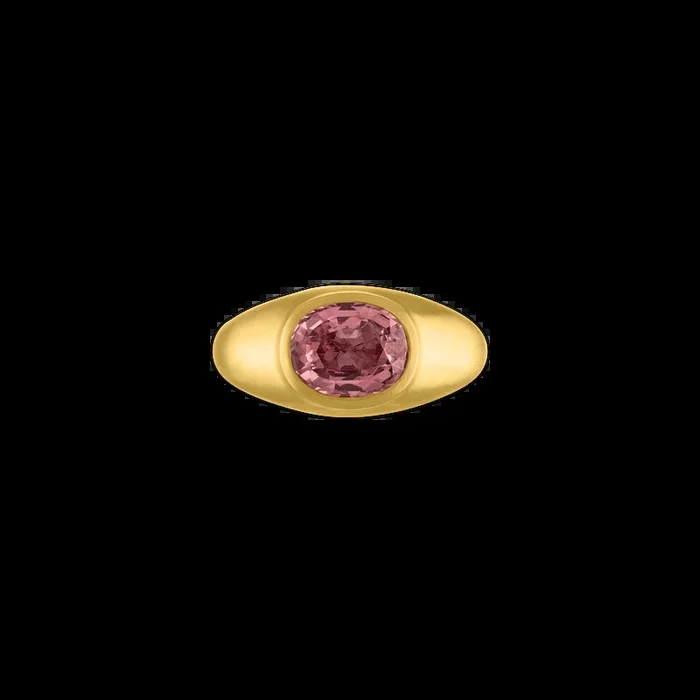 Faceted Pink Sapphire Roz Ring