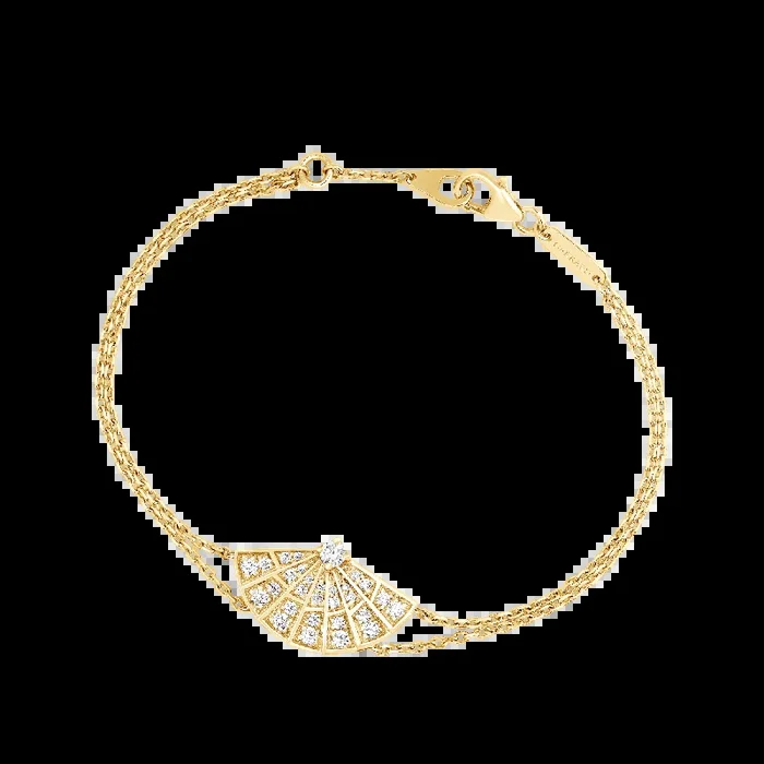 Fanfare Symphony Mini Icons Diamond Bracelet | In 18ct Yellow Gold