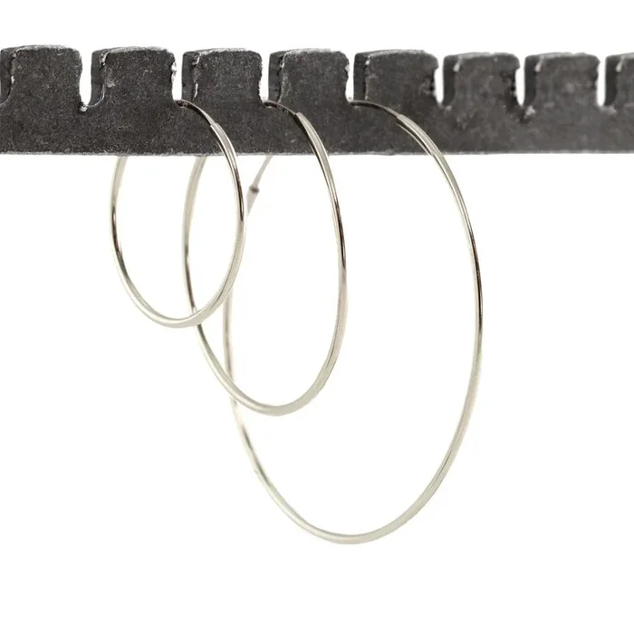 Featherweight Hoop Earrings – Sterling Silver