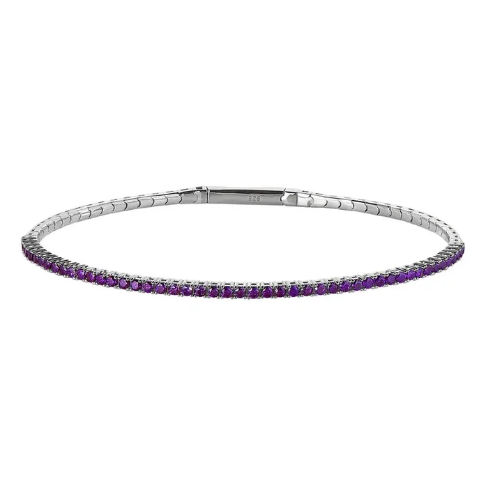 February Birthstone Flex Bracelet