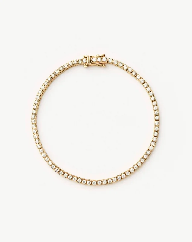 Fine Diamond Tennis Bracelet – Size XS/S | 14ct Solid Gold Lab Grown Diamonds