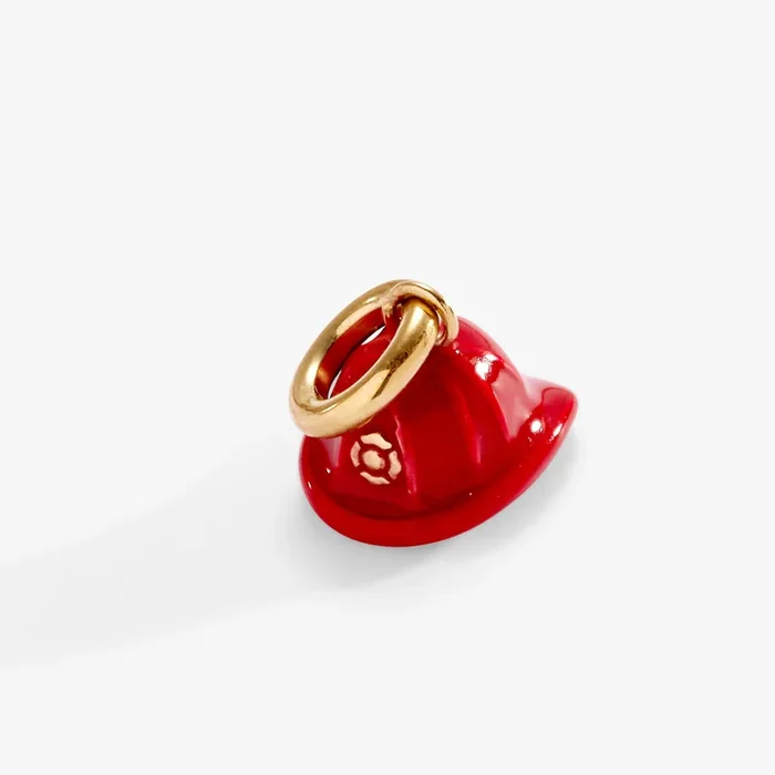 Fire Fighter Hat Charm