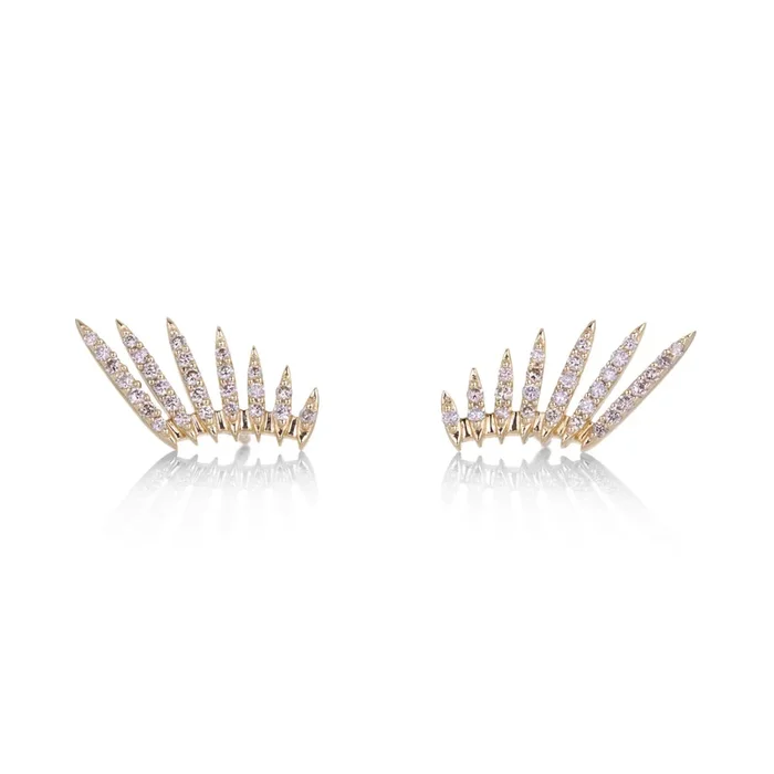 Flying Diamond Wing Studs