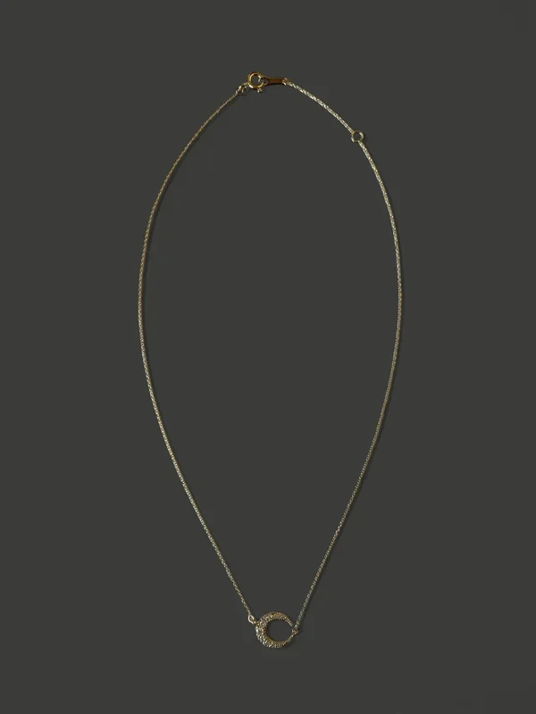 FN8 Crescent Diamond Necklace
