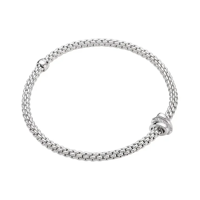 Fope Prima Collection 18k Flex’it Diamond Bracelet