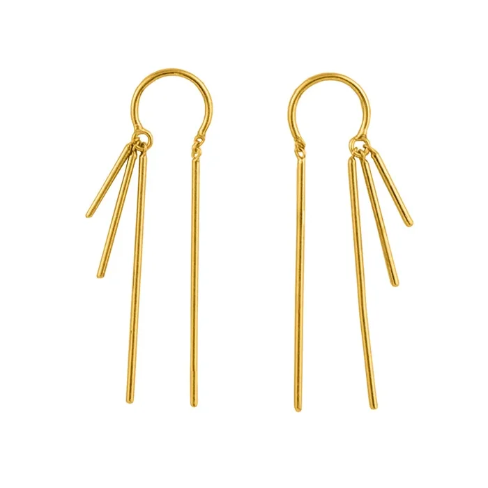 Fringed Dancer Threaders in Gold