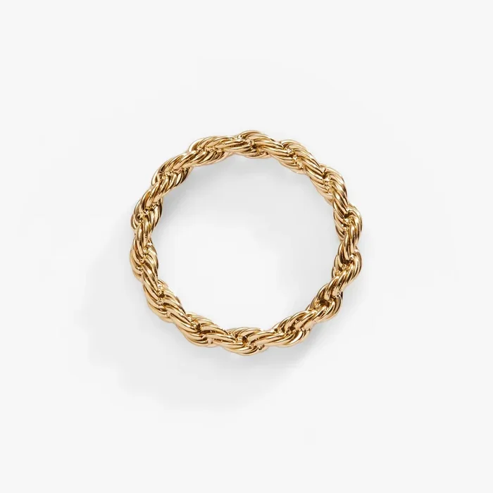 Frozen French Rope Ring