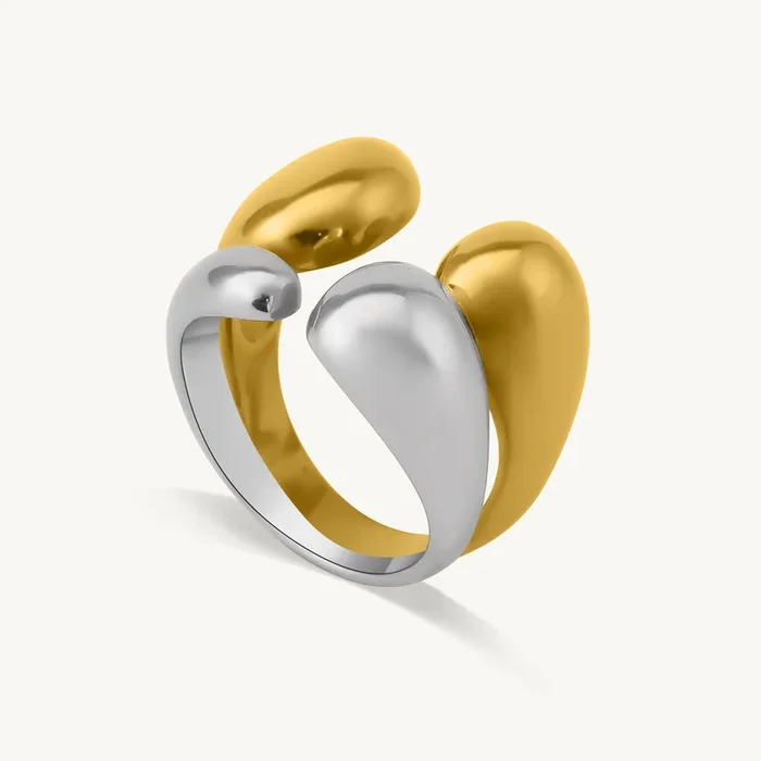 Fusion Drop Dual Tone Ring