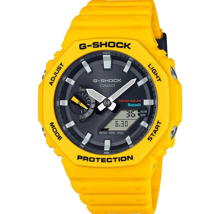 G-Shock GAB2100C-9A Yellow Bluetooth Solar ‘CasiOak’