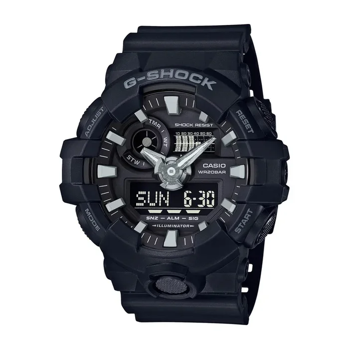 G-Shock® Analog-Digital Black Resin Men’s Watch
