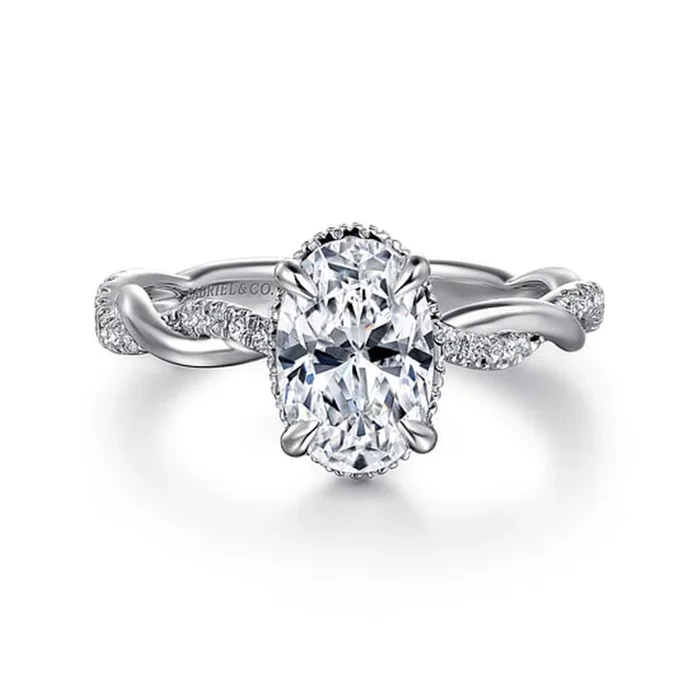 Gabriel ‘Ama” White Gold Semi-Mount