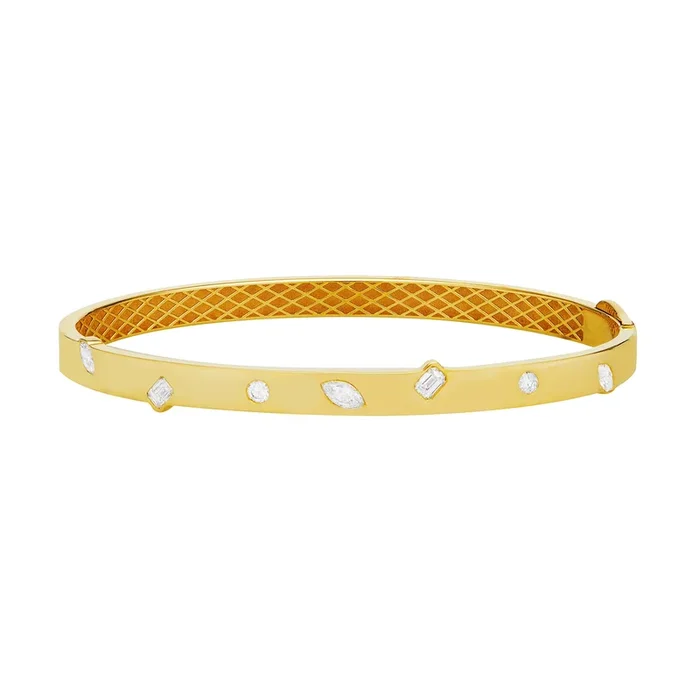 Gabriella Assorted Shape Diamond Bangle