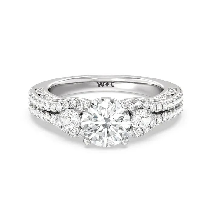 Galleria Ornate Vintage Engagement Ring – Home Preview