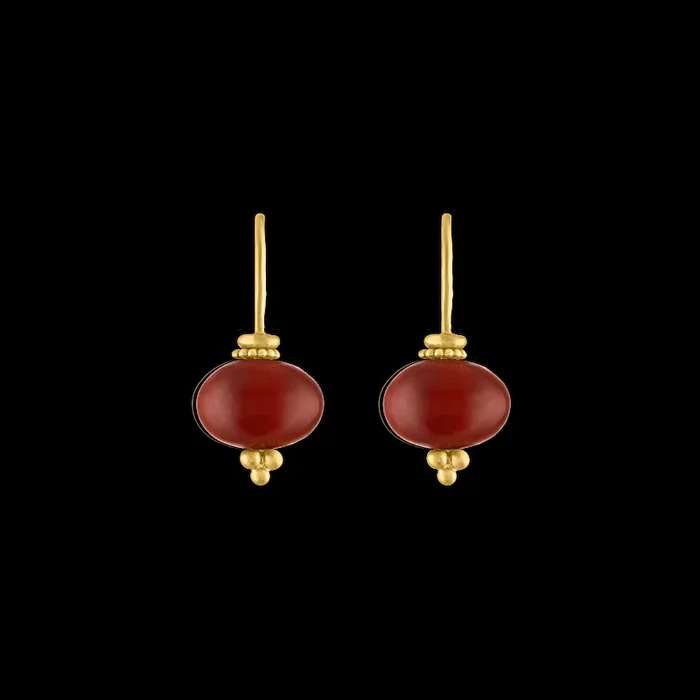 Garnet Baby Linea Earrings