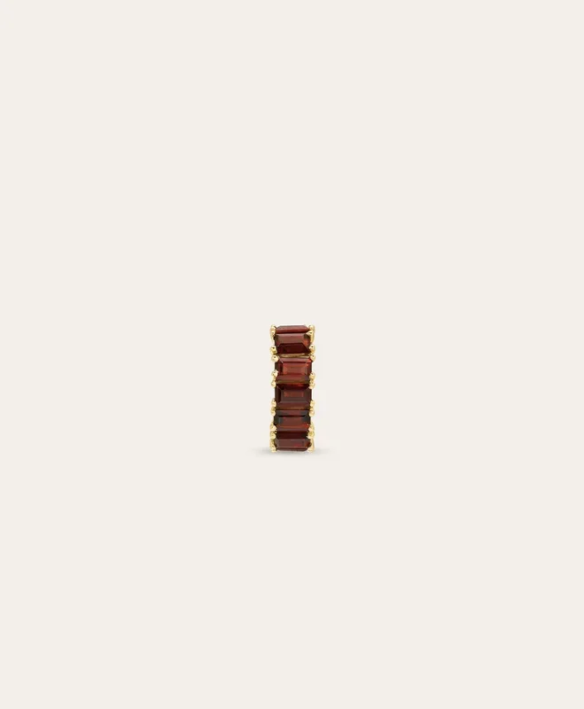 Garnet Baguette Big Bead