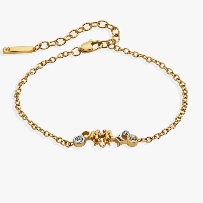 Gemini Zodiac Inline Bracelet