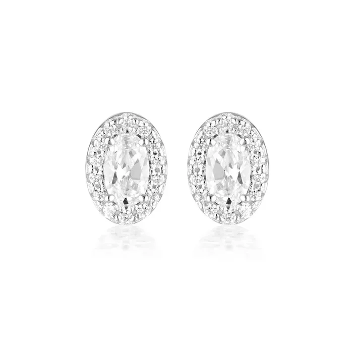 Georgini Aurora Sterling Silver Glow Earrings