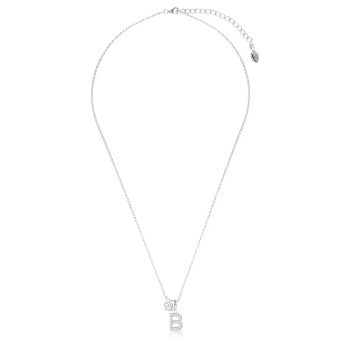 Georgini Sterling Silver Luxury Letters B Pendant On Chain
