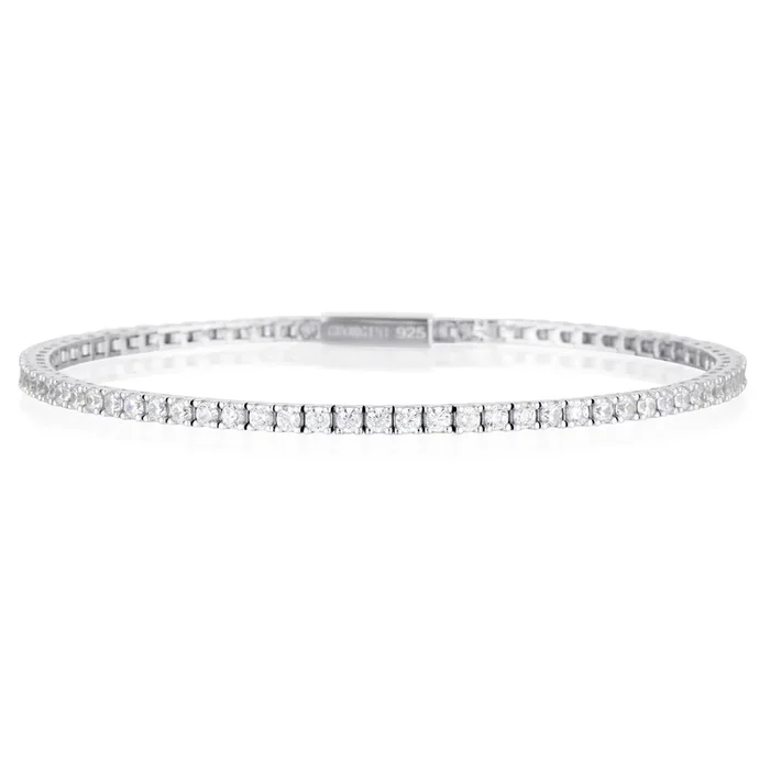 Georgini Sterling Silver Selena 2mm Tennis Bracelet