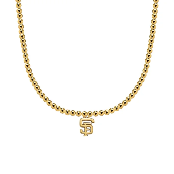 Giants Charm | Gold Filled Beaded Necklace