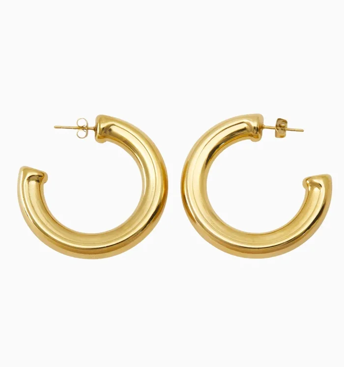 Gigi Round Hoops – 35mm