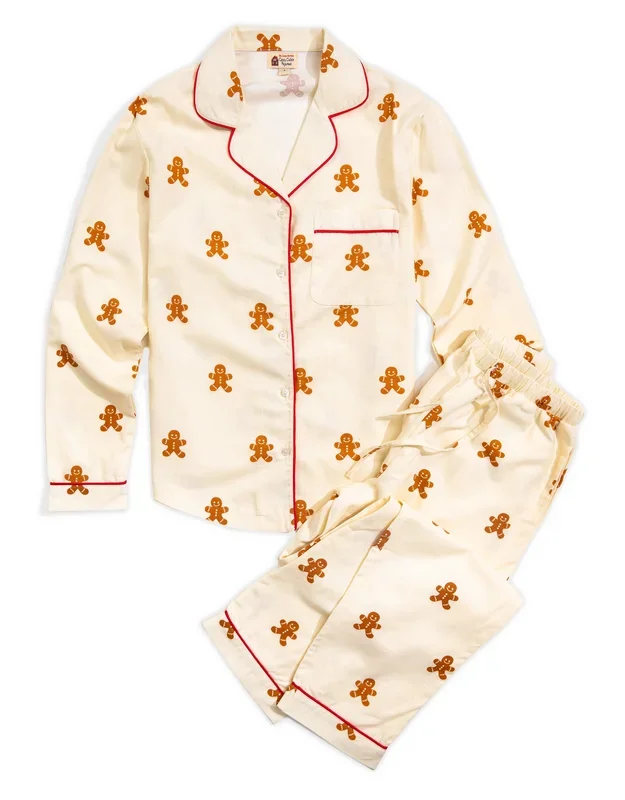 Gingerbread Women’s Flannel Pajama Set