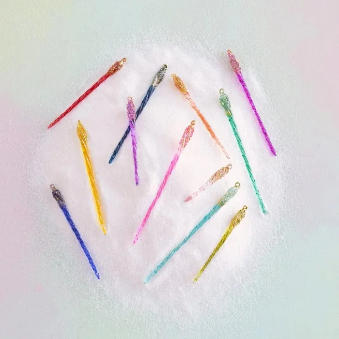 Glitterville Studios Rainbow Icicle