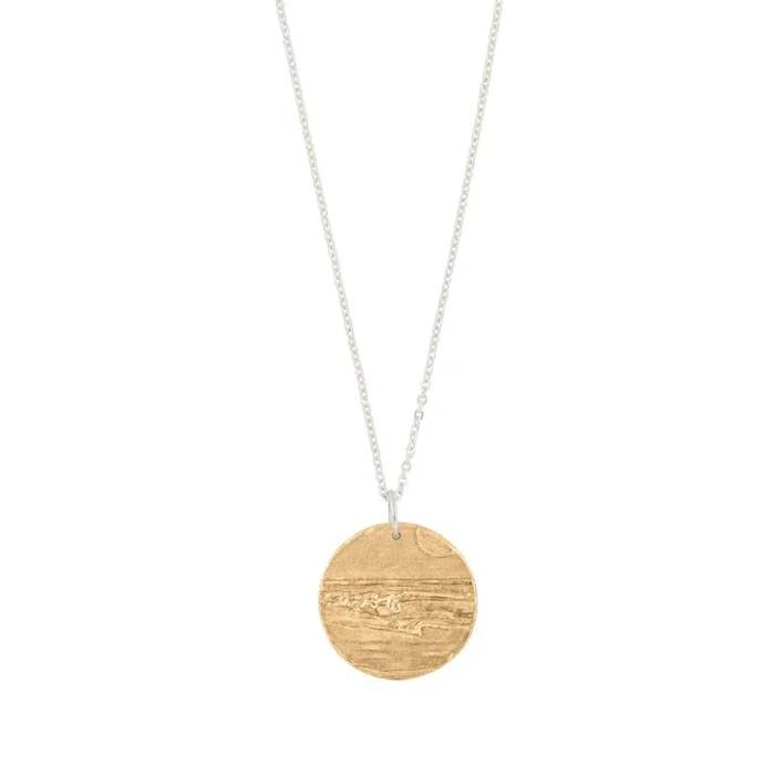 Go With The Flow Musing Necklace in Bronze – 32″ Chain