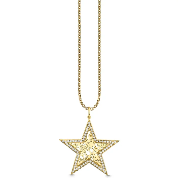 Gold & Diamond Icon Wallpaper Star Charm