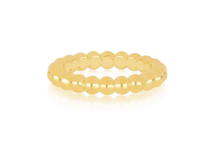 Gold Ball Stack Ring