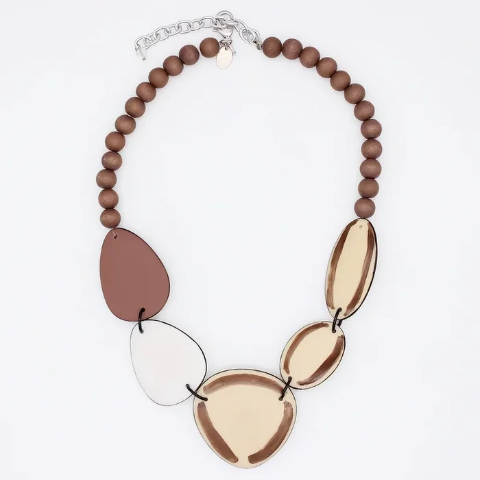 Golden Oat Statement Necklace