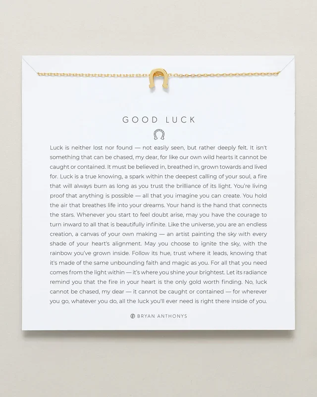 Good Luck Icon Necklace