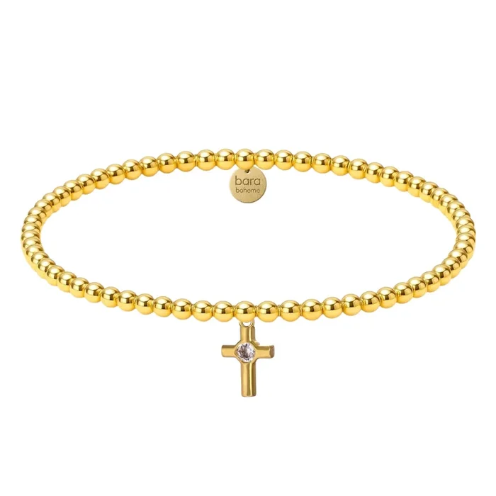 Grace Charm | Gold Filled Beaded Bracelet