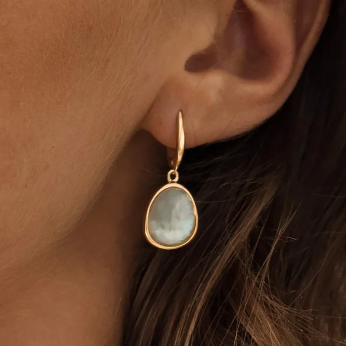 Green Amethyst Statement Earrings Doublet – Serendipity