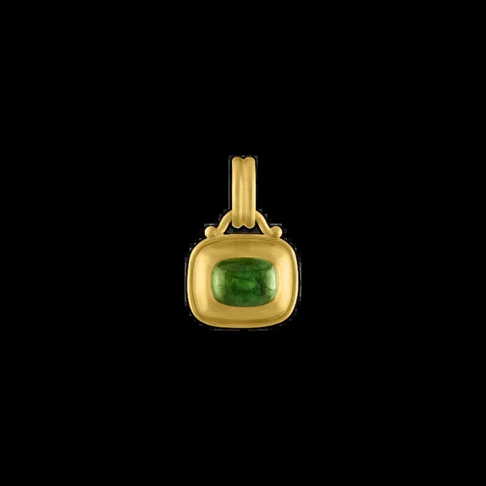 Green Tourmaline Capsa Pendant