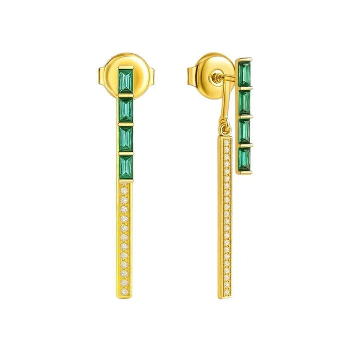Green With Envy | Layered Earrings