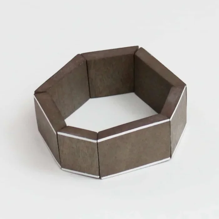 Grey Geometric Amelia Bracelet