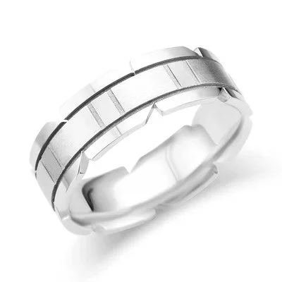 Grooved Wedding Band-119-02100/S3431SWR7G