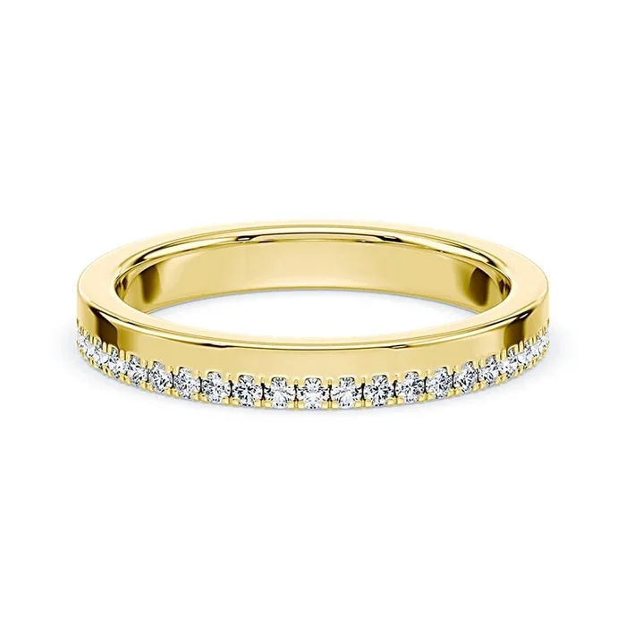 Half & Half Lab Diamond Band