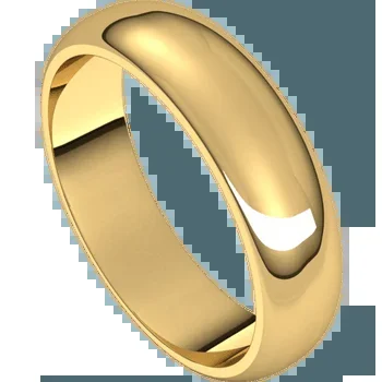 Half Round Men’s Wedding Band