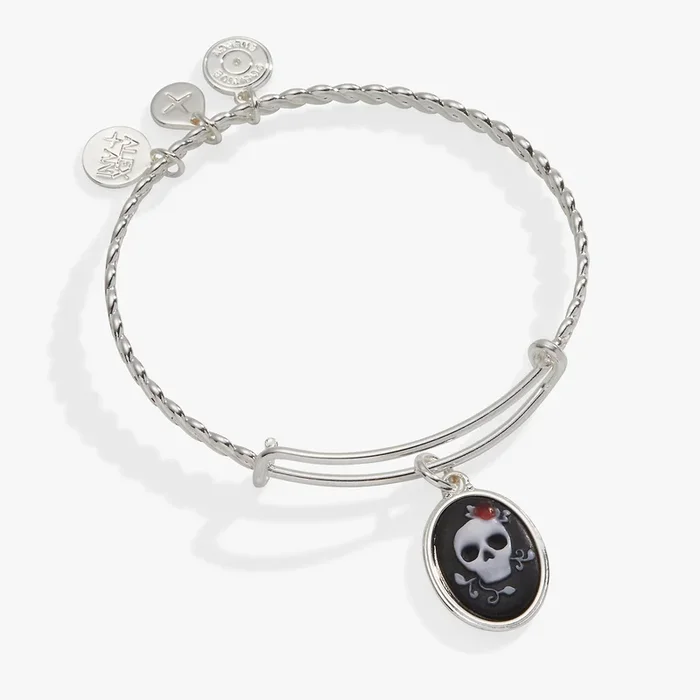 Halloween Floral Skeleton Bangle
