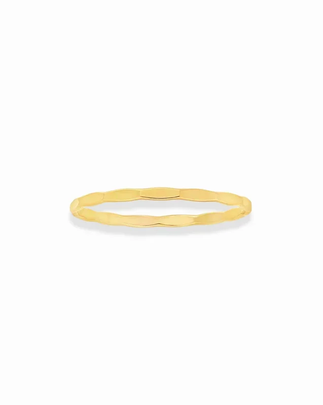 Hammered Stacking Ring