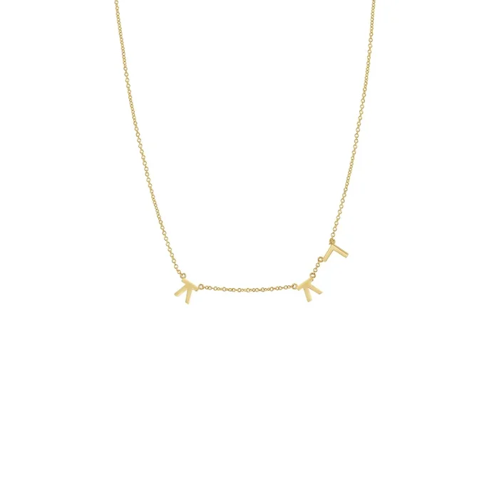 Hangul Korean Names Necklace (3 letters)